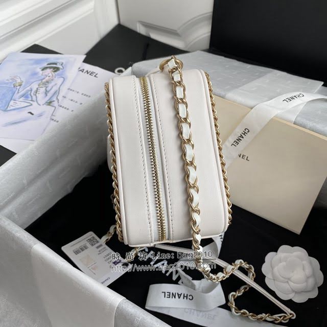 Chanel女包 香奈兒專櫃最新款手提肩背大號化妝包 Chanel化妝盒子包 AS93343  djc4350